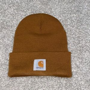 Brown Carhart beanie